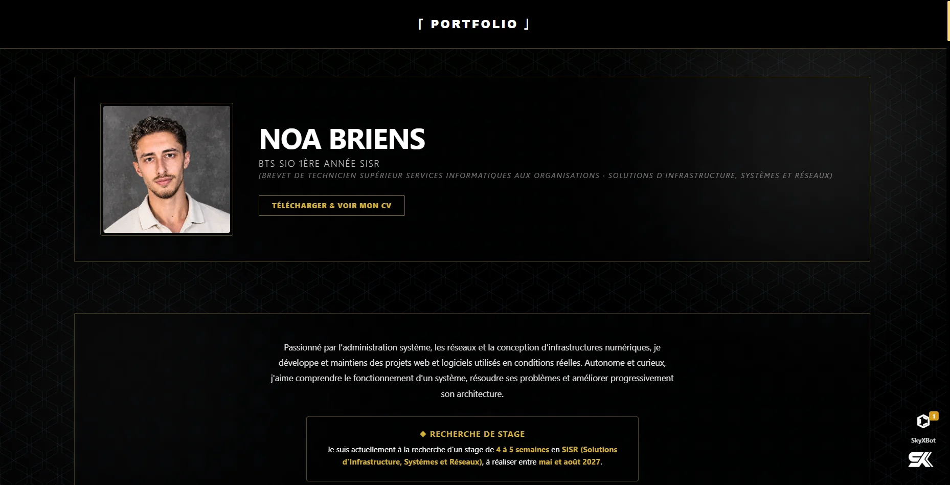 Aperçu Portfolio