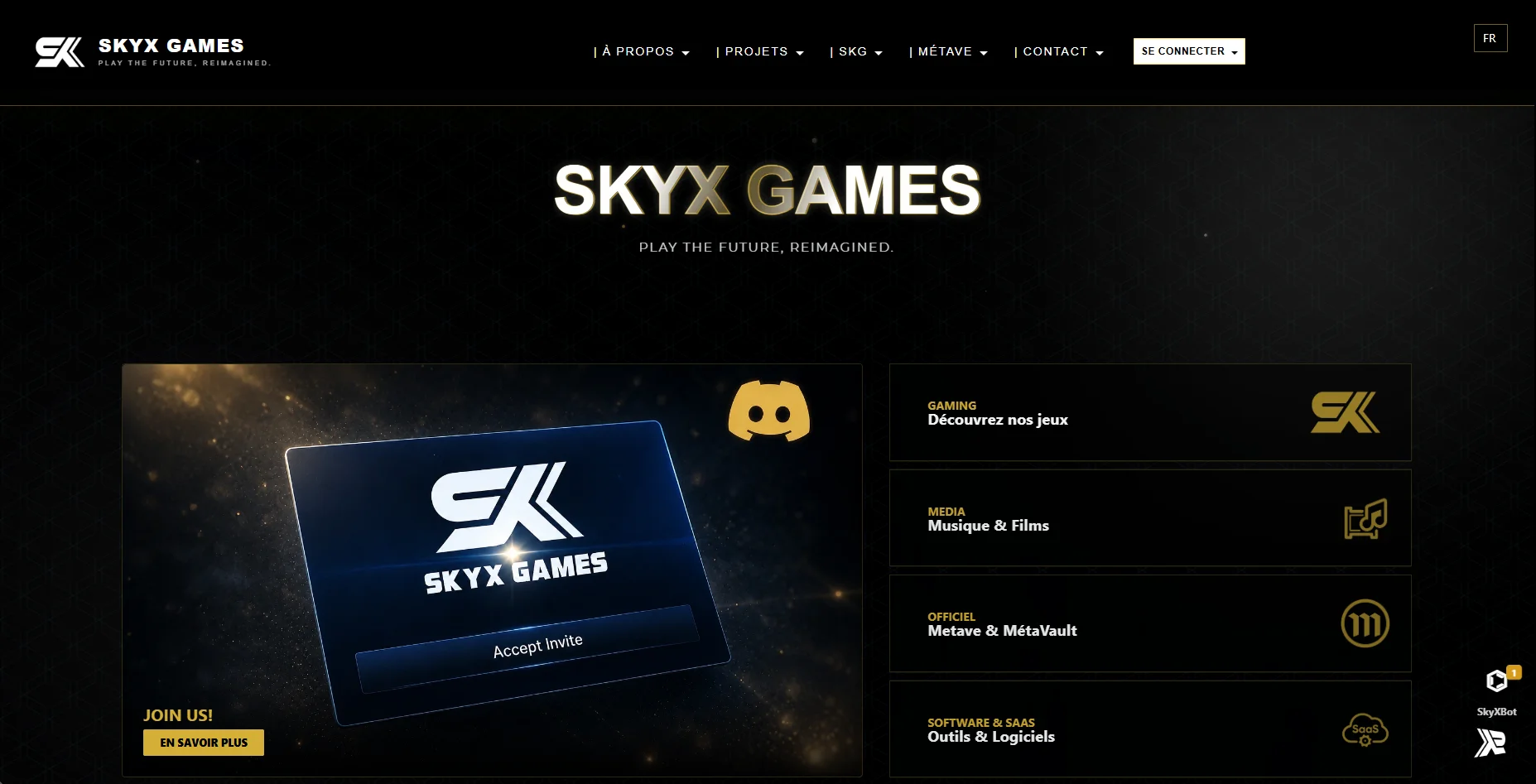 Aperçu SkyX Games